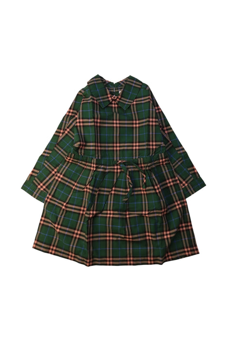 A Multicolour Long Sleeve Dresses from Burberry in size 2T for girl. (Front View)