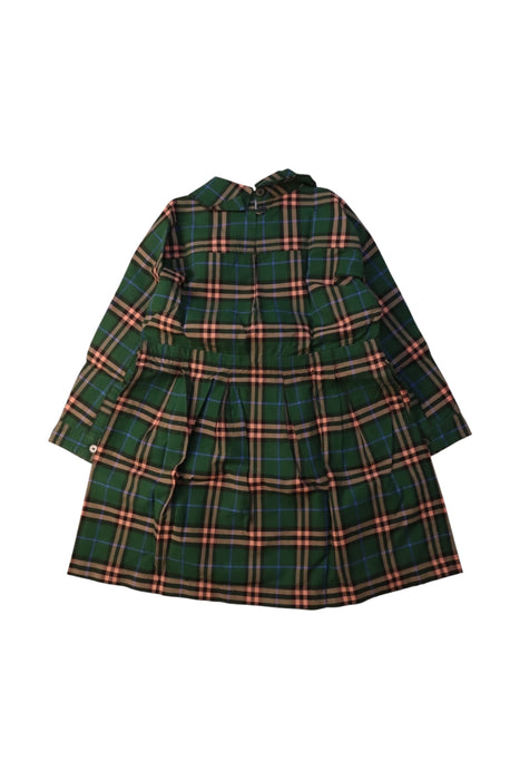 A Multicolour Long Sleeve Dresses from Burberry in size 2T for girl. (Back View)