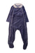 A Navy Onesies from Bout'Chou in size 12-18M for boy. (Front View)