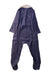 A Navy Onesies from Bout'Chou in size 12-18M for boy. (Back View)