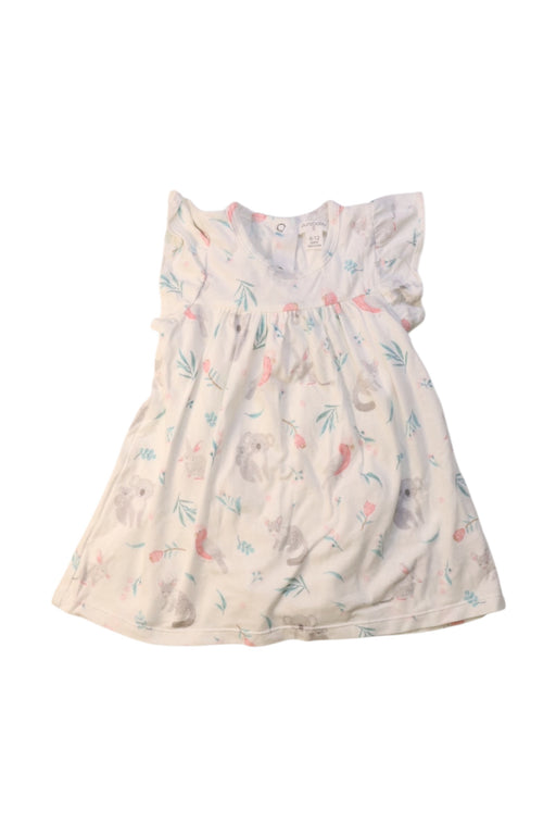 A Multicolour Sleeveless Dresses from Purebaby in size 6-12M for girl. (Front View)