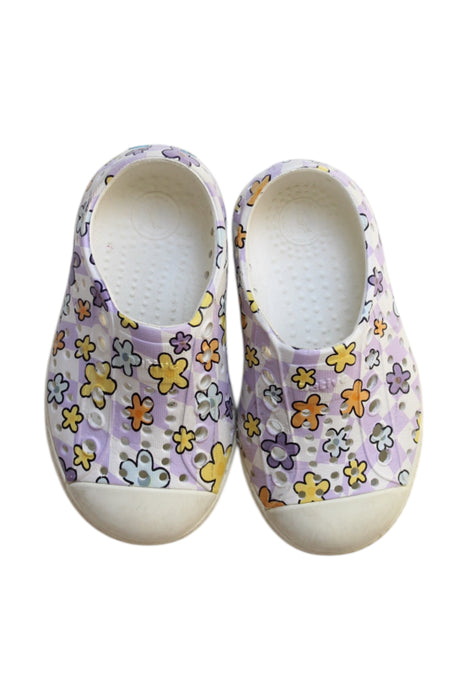 A Multicolour Slip Ons from Native Shoes in size 18-24M for girl. (Back View)