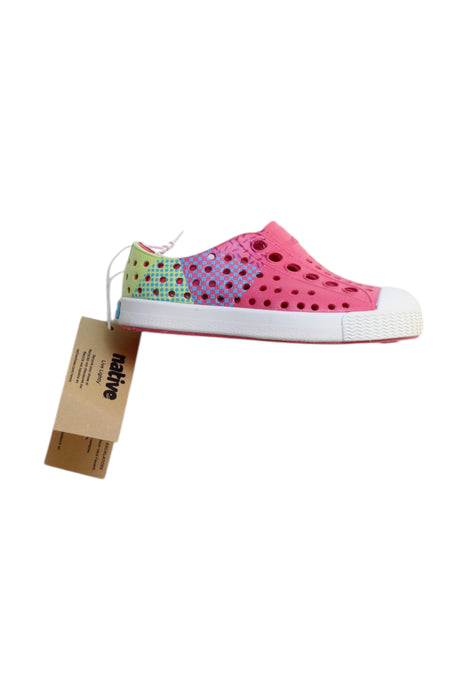 A Multicolour Slip Ons from Native Shoes in size 12-18M for girl. (Front View)