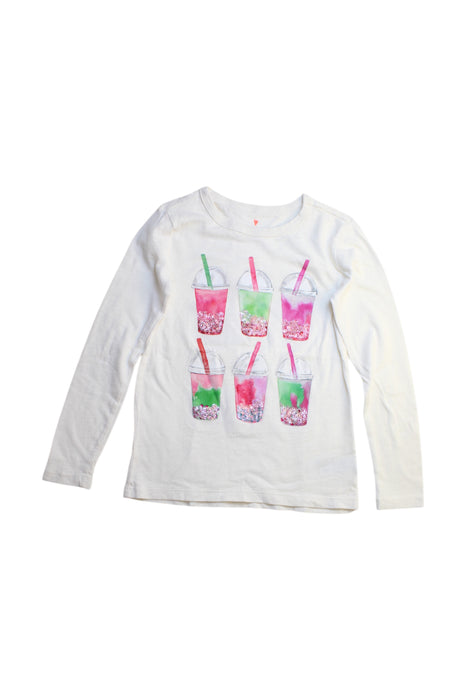 A Multicolour Long Sleeve T Shirts from Crewcuts in size 7Y for girl. (Front View)