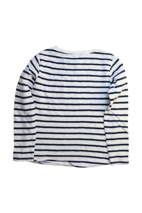 A White Long Sleeve T Shirts from Crewcuts in size 7Y for girl. (Back View)