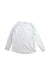 A White Long Sleeve Tops from Crewcuts in size 7Y for girl. (Front View)