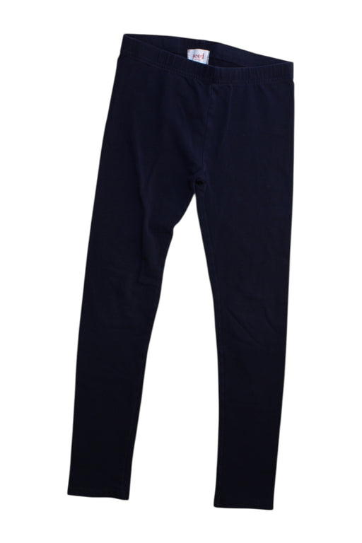 A Navy Leggings from Seed in size 7Y for girl. (Front View)