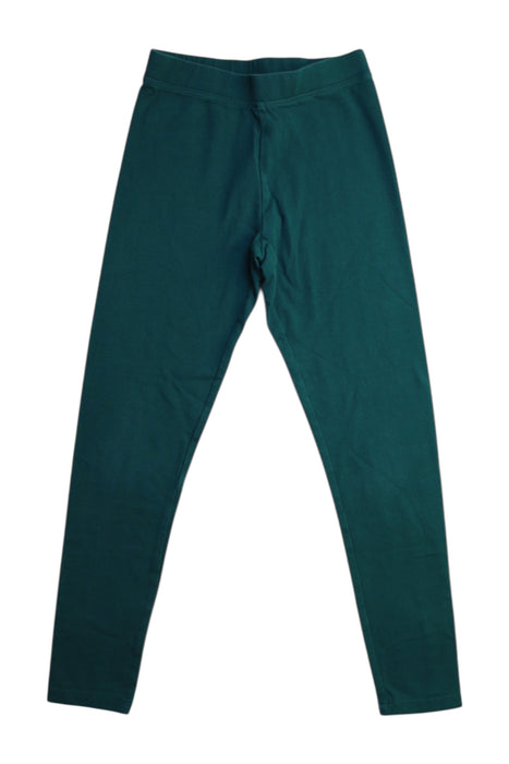 A Green Leggings from Crewcuts in size 7Y for girl. (Front View)