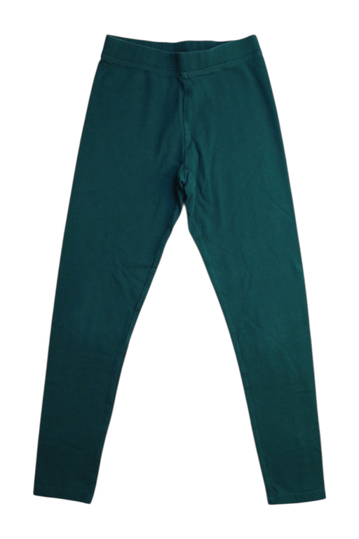 A Green Leggings from Crewcuts in size 7Y for girl. (Front View)