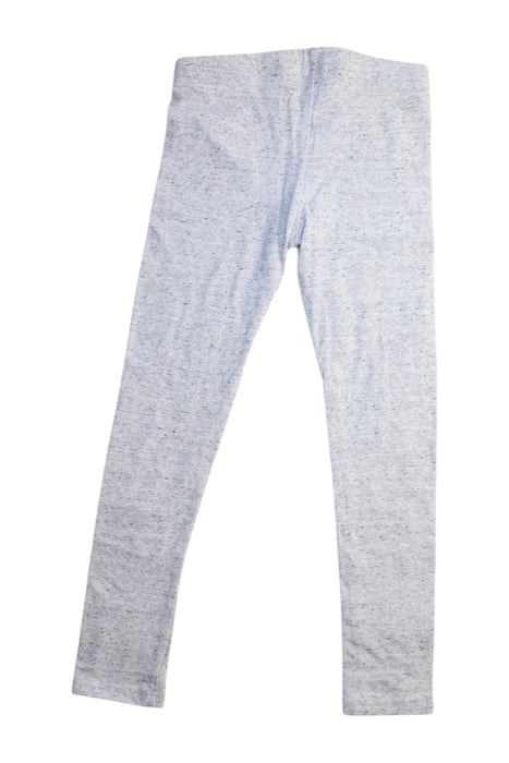 A Grey Leggings from Seed in size 7Y for girl. (Back View)