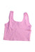 A Pink Sleeveless Tops from Seed in size 8Y for girl. (Front View)
