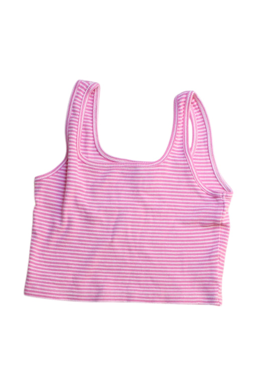 A Pink Sleeveless Tops from Seed in size 8Y for girl. (Front View)