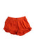 A Orange Shorts from Crewcuts in size 6T for girl. (Front View)