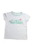 A White Short Sleeve T Shirts from Crewcuts in size 7Y for girl. (Front View)