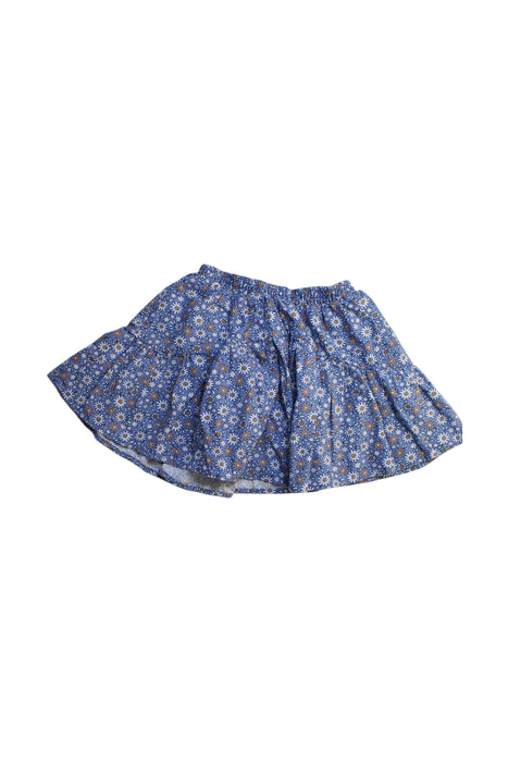 A Blue Short Skirts from Seed in size 6T for girl. (Front View)