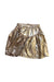 A Gold Short Skirts from Pink Chicken in size 6T for girl. (Back View)