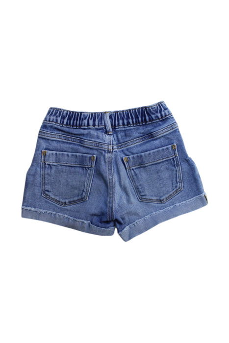 A Blue Shorts from Crewcuts in size 6T for girl. (Back View)