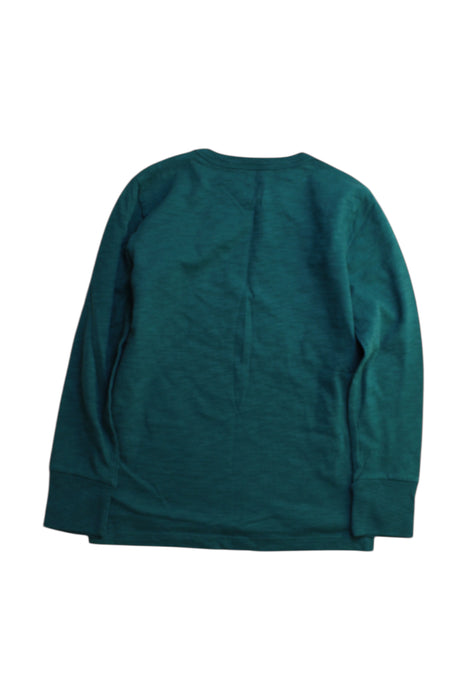 A Green Long Sleeve T Shirts from Crewcuts in size 5T for boy. (Back View)