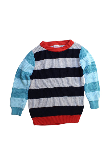 A Multicolour Knit Sweaters from Seed in size 5T for neutral. (Front View)