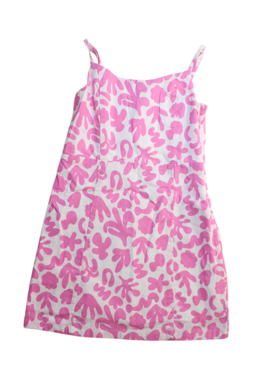 A Pink Sleeveless Dresses from Seed in size 10Y for girl. (Front View)