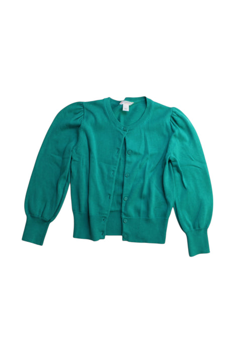 A Green Cardigans from Crewcuts in size 7Y for boy. (Front View)