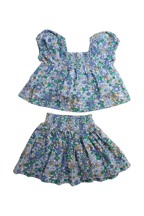 A Multicolour Skirt Sets from Seed in size 7Y for girl. (Back View)