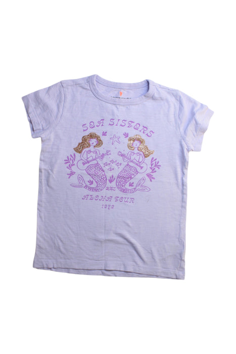 A Purple Short Sleeve T Shirts from Crewcuts in size 7Y for girl. (Front View)