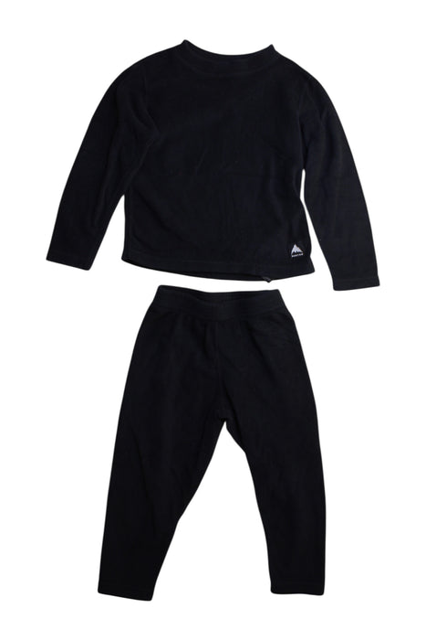 A Black Pants Sets from Burton in size 3T for boy. (Front View)
