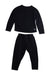 A Black Pants Sets from Burton in size 3T for boy. (Front View)