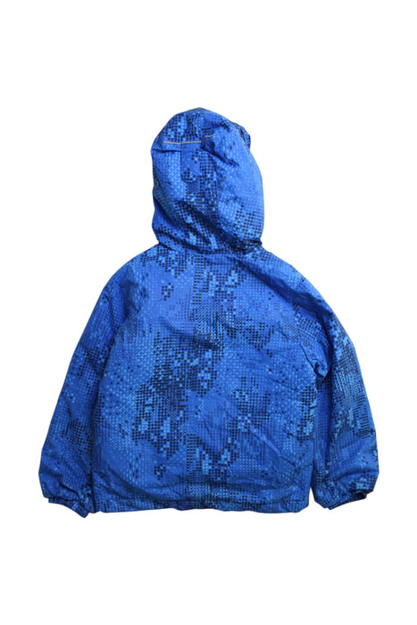 A Blue Puffer/Quilted Jackets from Columbia in size 4T for boy. (Back View)
