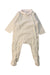 A Ivory Onesies from Bout'Chou in size 3-6M for neutral. (Front View)