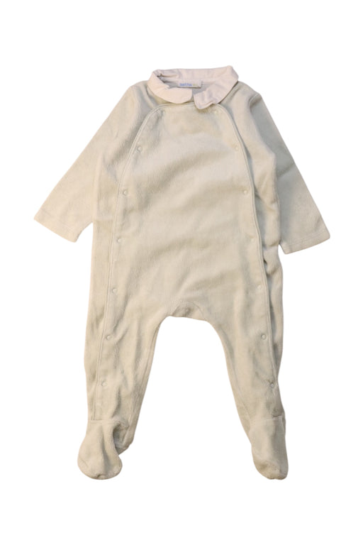 A Ivory Onesies from Bout'Chou in size 3-6M for neutral. (Front View)