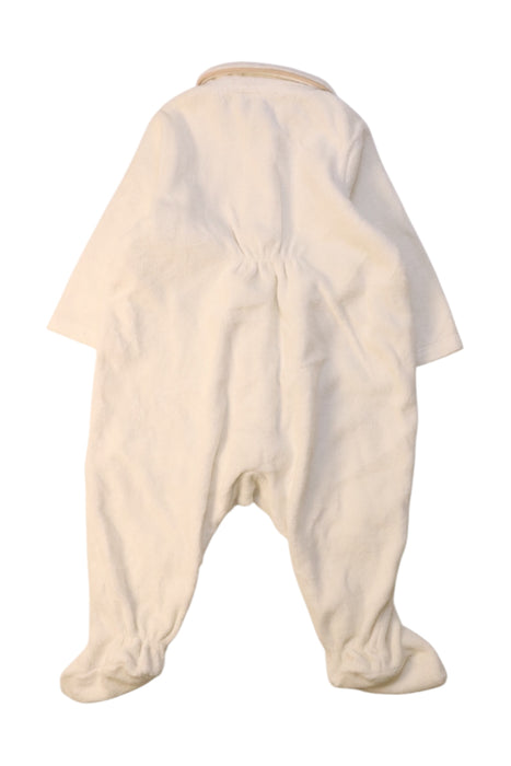 A Ivory Onesies from Cyrillus in size 3-6M for neutral. (Back View)