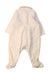 A Ivory Onesies from Cyrillus in size 3-6M for neutral. (Back View)