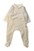 A Ivory Onesies from Bout'Chou in size 3-6M for neutral. (Front View)