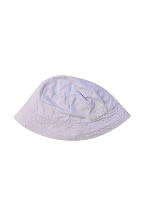 A White Sun Hats from Jacadi in size 3-6M for neutral. (Front View)