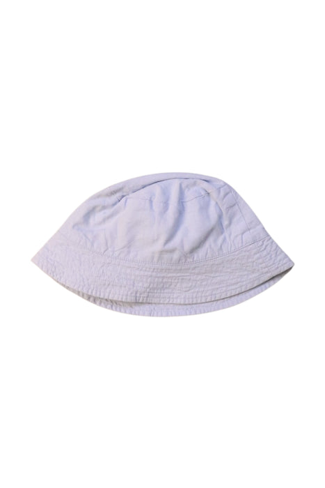 A White Sun Hats from Jacadi in size 3-6M for neutral. (Back View)