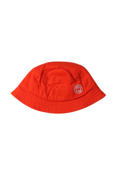 A Orange Sun Hats from Jacadi in size 6-12M for neutral. (Front View)