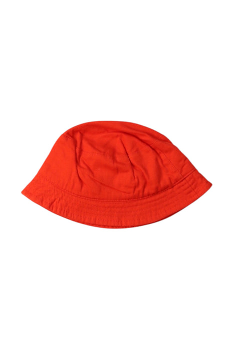 A Orange Sun Hats from Jacadi in size 6-12M for neutral. (Back View)