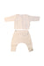 A White Pants Sets from Petit Bateau in size 0-3M for neutral. (Front View)