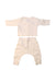A White Pants Sets from Petit Bateau in size 0-3M for neutral. (Back View)