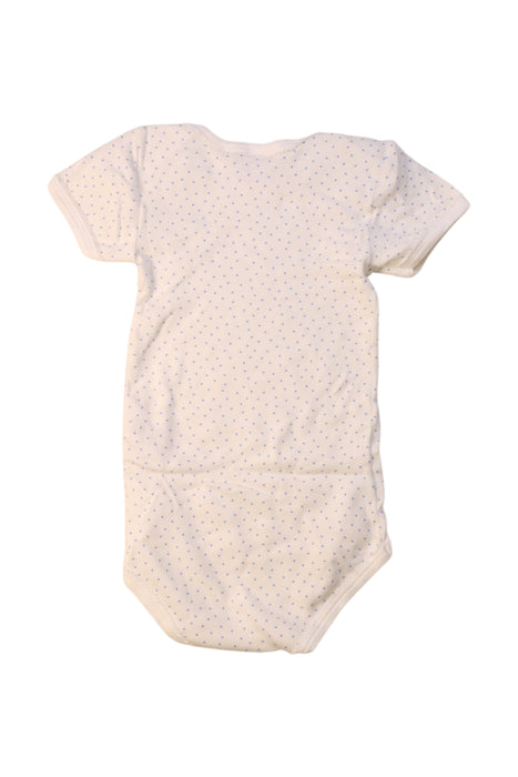 A White Short Sleeve Bodysuits from Petit Bateau in size 2T for boy. (Back View)