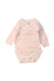 A Ivory Long Sleeve Bodysuits from Petit Bateau in size 0-3M for girl. (Front View)