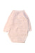 A Ivory Long Sleeve Bodysuits from Petit Bateau in size 0-3M for girl. (Back View)