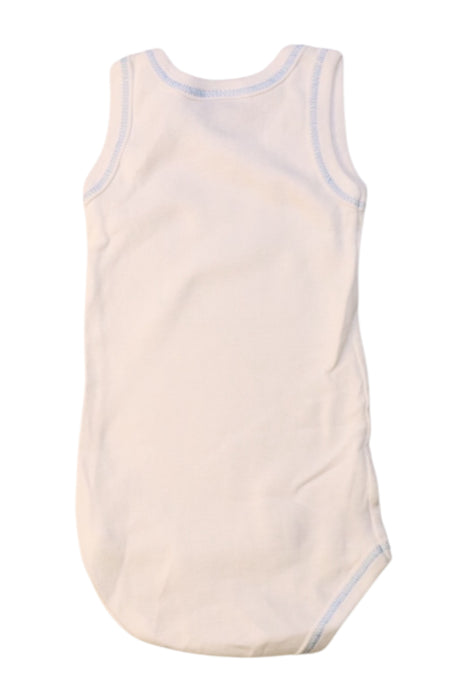 A White Sleeveless Bodysuits from Petit Bateau in size 0-3M for neutral. (Back View)