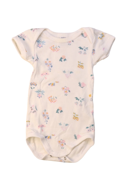 A Multicolour Short Sleeve Bodysuits from Petit Bateau in size 3-6M for girl. (Front View)