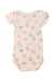 A Multicolour Short Sleeve Bodysuits from Petit Bateau in size 3-6M for girl. (Back View)