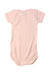 A Pink Short Sleeve Bodysuits from Petit Bateau in size 3-6M for girl. (Back View)