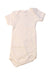 A White Short Sleeve Bodysuits from Petit Bateau in size 0-3M for neutral. (Front View)