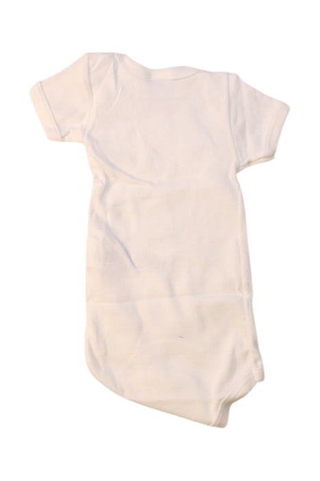 A White Short Sleeve Bodysuits from Petit Bateau in size 0-3M for neutral. (Back View)